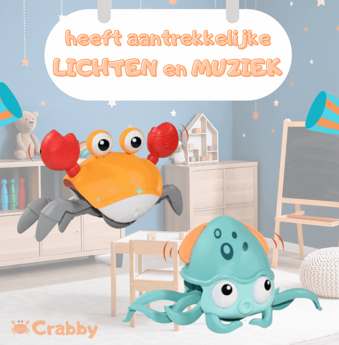 Crabby™ Dansend en kruipend krab-speelgoed