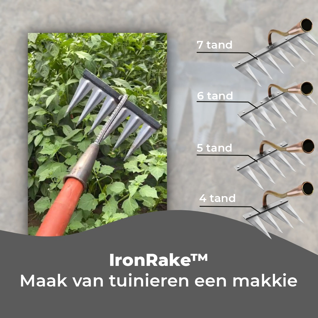 IronRake™ Maak van tuinieren een makkie