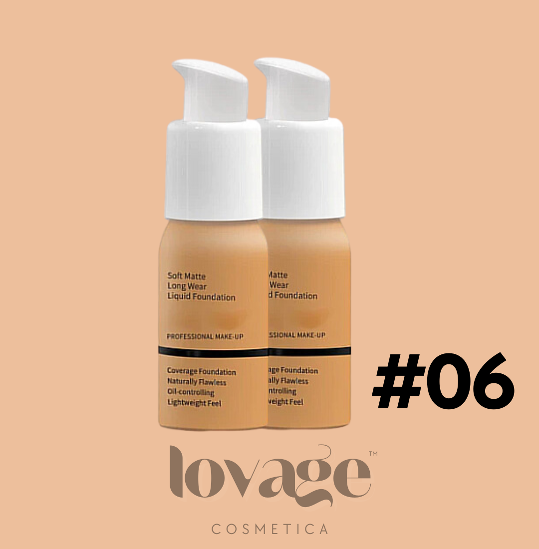 Lovage™ | Laat je huid stralen met de matte vloiebare foundation