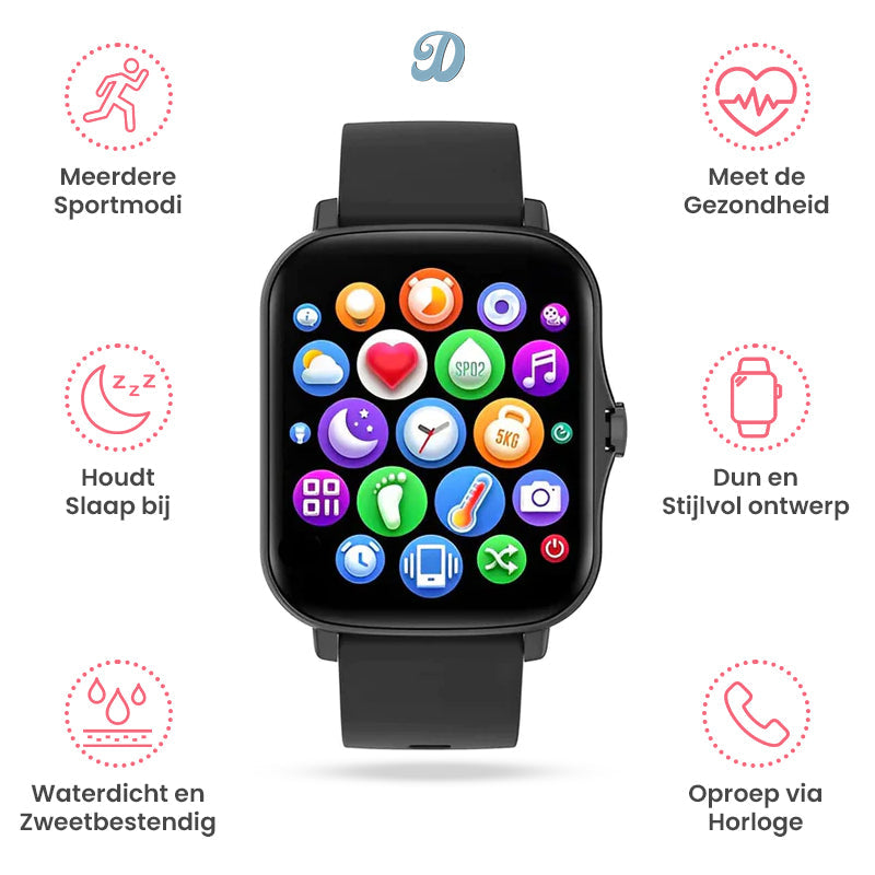 The Smartwatch™ | Premium Multifunctionele-Smartwatch